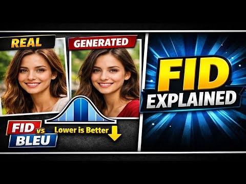 46. FID (Fréchet Inception Distance) Explained: Generative Quality & BLEU Comparison | In Hindi