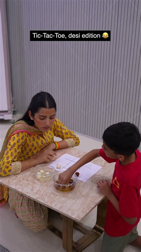 Tic-Tac-Toe, desi edition 😂 #neetubisht #lakhneet #funny #comedy