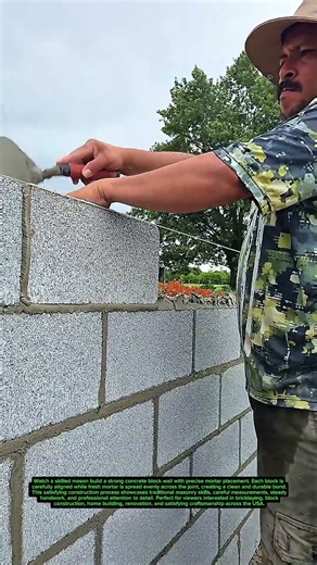 Precision Block Masonry #Masonry #Construction #Brickwork