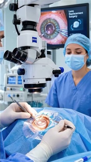👁️ How Does Cataract Surgery Work?#CataractSurgery #EyeCare #Medical