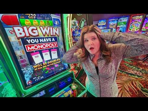 Epic Wins the NEW Monopoly Big Board Bucks Slot Machine!