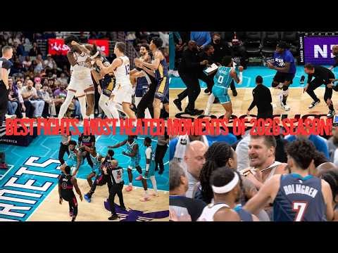 NBA Best Fights, Most Heated Moments and Ejections of 2025-26 Season!