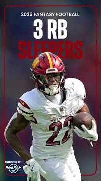 3 Running Back SLEEPERS to Draft in 2026 Fantasy Football! #shorts
