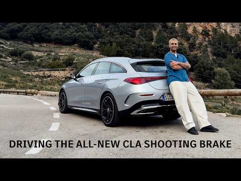 A Majorcan coastal drive in the all-new CLA Shooting Brake | The Test Drive with Canoopsy