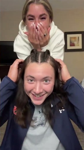 Gymnastics Royalty is back👑 Braiding the Whole Team