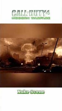 Nuke Scene Call Of Duty Modern Warfare - Nuklir scene COD #callofduty #modernwarfare #war #shorts