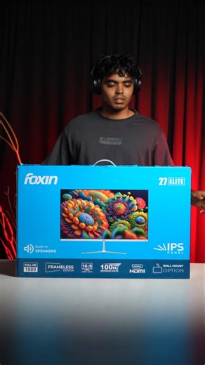 Foxin 27” Elite FHD 100Hz Monitor Unboxing | The Smoothest Office & Gaming Hybrid