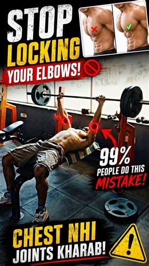 🚫99% People Do This Bench Press Mistake ❌