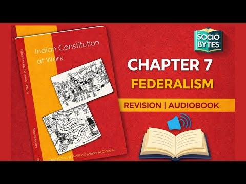 Federalism Class 11 Political Science I NCERT Explained for UPSC
