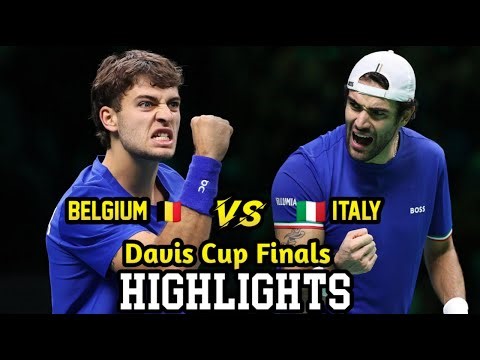 🇮🇹 Italy vs Belgium 🇧🇪 Highlights | Davis Cup Finals 2025