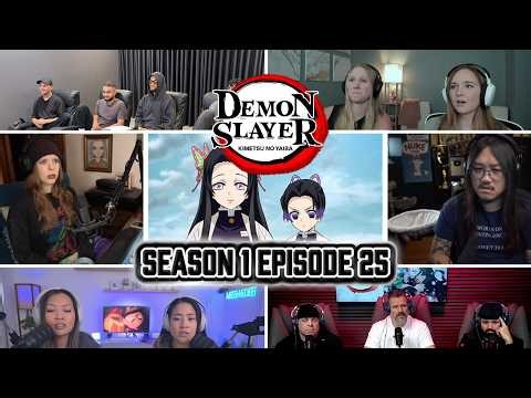 Demon Slayer 1x25 Reaction Mashup