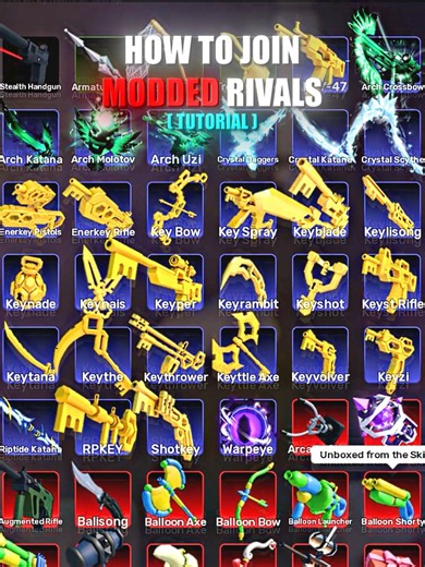 How to join Rauls Rivals Modded Tutorial #roblox #rivals #robloxrivals