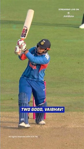 Back-to-back maximums from #VaibhavSooryavanshi. | #ENGvIND