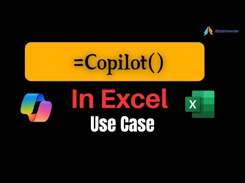 Copilot Function in Excel Demostration