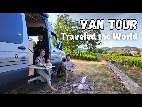 This CUSTOM VAN Is Perfectly Organized | Traveled the World | Full Tour