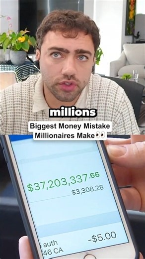 Biggest Money Mistake Millionaires Make 👀