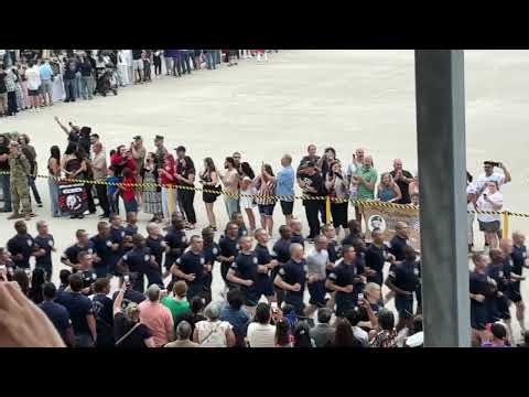U.S. Air Force Basic Military Training Graduation: day 1- Airman’s Run 