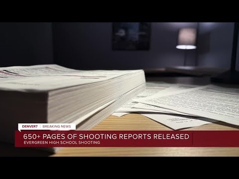 650+ pages of reports about Evergreen High School shooting released.