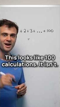 Gauss’s Famous 1 to 100 Arithmetic Sequence