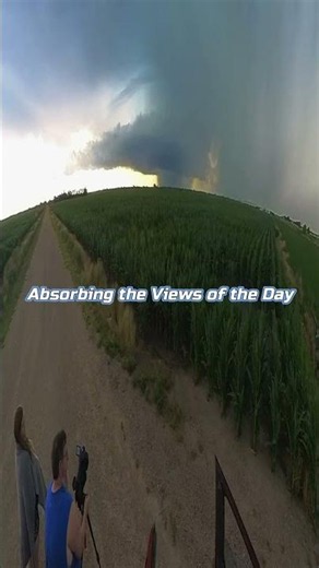 Storm Chasing: Absorbing the Views #tornadoalley #severeweather #supercellstorm