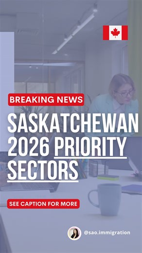 Sao Khadjieva on Instagram: "Saskatchewan has announced how nominations will be distributed for the 2026 SINP program year — and priority sectors will receive the largest allocation. 📌 2026 SINP Nomination Allocation • Total nominations: 4,761 • No federal quota requiring a % for temporary residents (unlike 2025) • Additional slots may be added during the year by IRCC 📍 How nominations will be shared • 50% minimum for priority sectors Healthcare, Agriculture, Skilled Trades, Mining, Manufactur