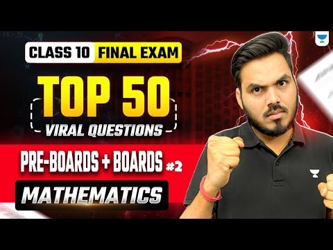 Top 50 Most Repeated Questions | Class 10 Complete Maths 2026 | Boards Special | Abhinay Sir