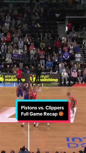 @Detroit Pistons vs. @LA Clippers full game highlights 🍿 #NBA #NBAHighlights #Pistons #Clippers