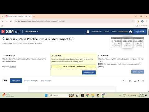 Access 2024 In Practice - Ch 4 Guided Project 4-3