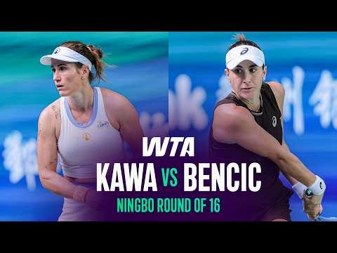 Katarzyna Kawa vs. Belinda Bencic | 2026 Ningbo Round of 16 | WTA Match Highlights