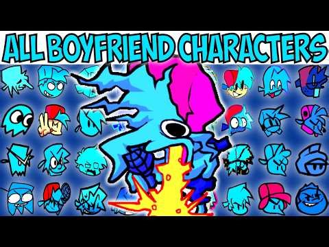 ALL BOYFRIEND CHARACTERS | FNF Character Test | Gameplay VS Playground
