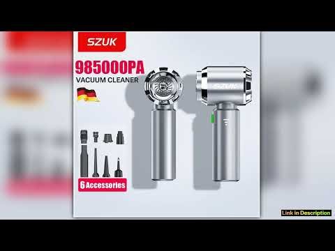 SZUK 985000PA Powerful Vacuum Cleaner Mini Cordless Portable Car Vacuum Cleaner for Home Appliance