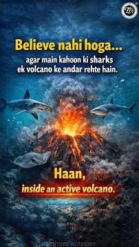 Shocking Truth: Sharks Live in a Volcano | Kavachi Volcano Mystery #nda2026 #trending #feedshorts