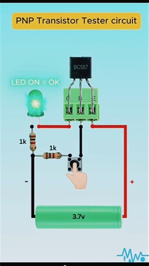 DIY Transistor Testing Circuit | Check NPN & PNP Transistors in Seconds ⚡#shorts #shortsfeed