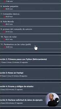 ⚡ Curso FastAPI GRATIS 5H con Python ⚡