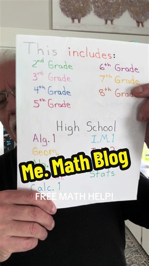 Free math help. #freemathhelp #freemathvideos #mathtutorfree #mathteachersoftiktok #mrmathblog