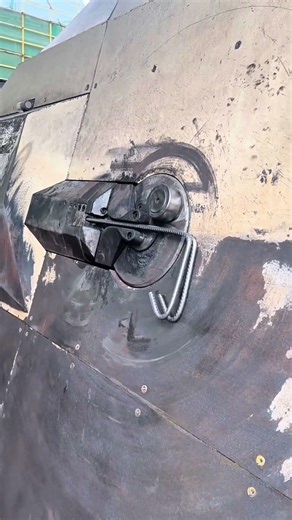 High-Speed Automatic Rebar Stirrup Bending Machine in Action