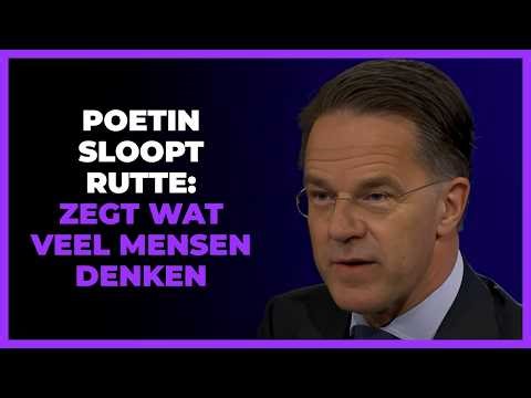 Poetin pakt Rutte stevig aan: ‘Denkt hardop wat anderen niet durven’