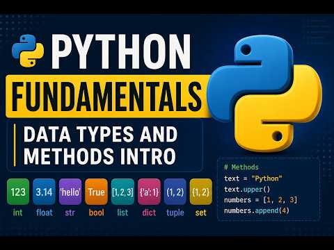 Python Fundamentals - Data Types and Methods Intro