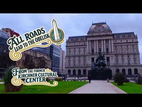To the Obelisk, via Lavalle from the CCK - All Roads Lead To... - POV Walking Tour 4K