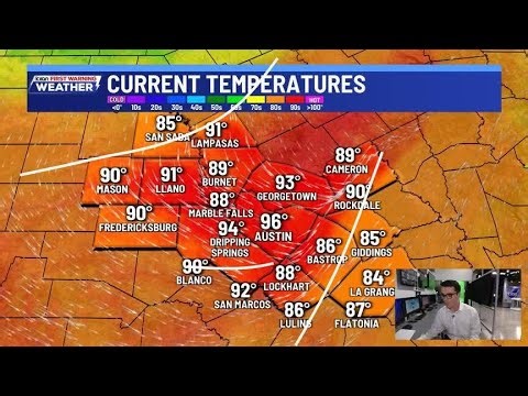 Record-high in Austin, massive temp drop incoming | KXAN 1-Minute Forecast (Mar. 15)