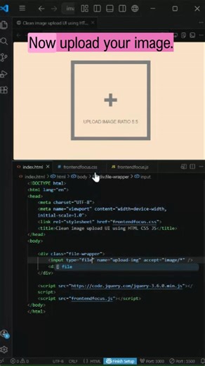Upgrade Your Image Upload UI 🔥 | HTML CSS JavaScript