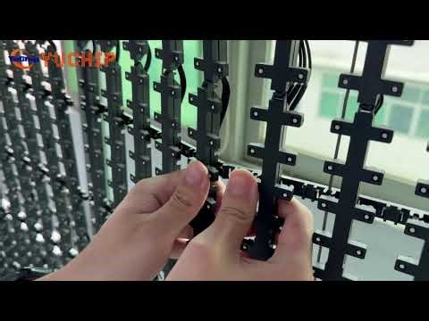 LED Mesh Display Quick Lock System?! Faster Installation for Large Facade Projects