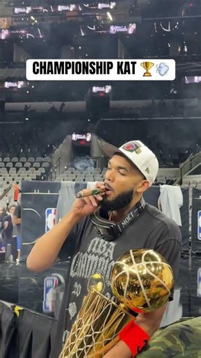 KAT taking in the moment 🙌🏆