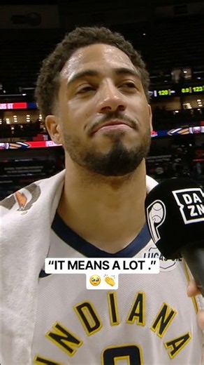 Tyrese Haliburton is grateful to be back out there on the court 🥹