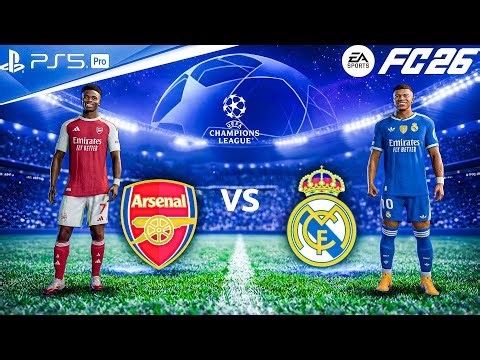 FC 26 - Arsenal vs Real Madrid | UEFA Champions League Final - PS5™ Pro [4K60] Gameplay