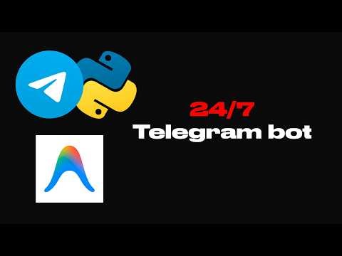 Pythonda Telegram bot yozib 24/7 hostinga qoyamiz | AI orqali bot yaratamiz Python, sqlite, Railway