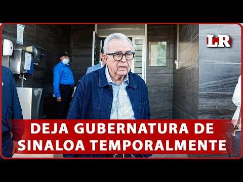 ROCHA Moya pide LICENCIA como gobernador de Sinaloa tras ACUSACIÓN de EU