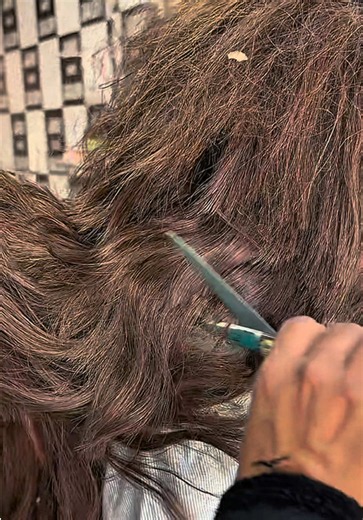 😱 Long to Short Haircut in 12 Years! ASMR Transformation #fyp #asmr #relaxing