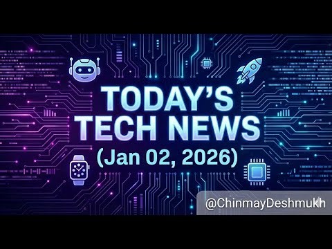 Today’s Tech News 🔥 AI, Cloud, Cybersecurity & Digital Trends | Jan 02, 2026