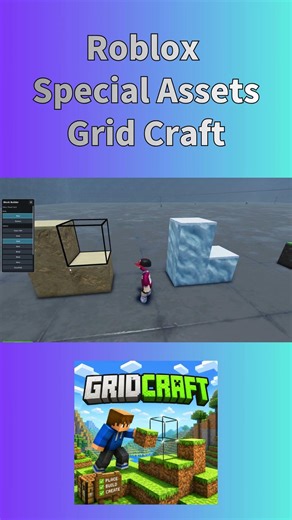 GridCraft【ROBLOXstudio】is a simple voxel-style block building system for Roblox experiences #shorts